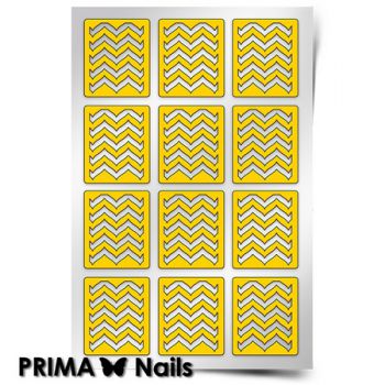 Трафарет для дизайна ногтей PRIMA Nails. Эффект водного маникюра