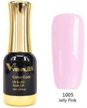 #1005 Гель-лак VENALISA Jelly Pink 12мл.