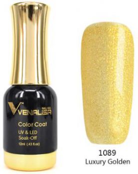 #1089 Гель-лак VENALISA Luxury Golden 12мл.