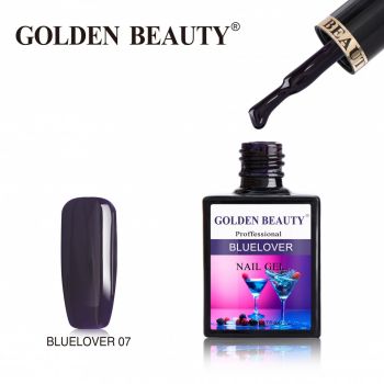 #007B Гель-лак Golden Beauty BLUELOVER 14мл.