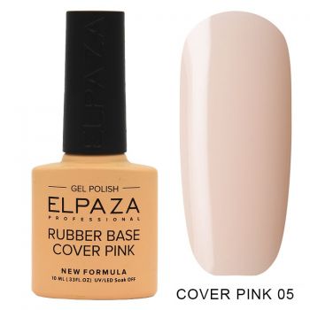 ELPAZA №005 Rubber Base Cover Pink Каучуковое базовое камуфлирующее покрытие 10мл.