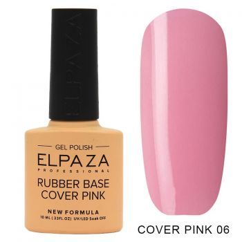 ELPAZA №006 Rubber Base Cover Pink Каучуковое базовое камуфлирующее покрытие 10мл.