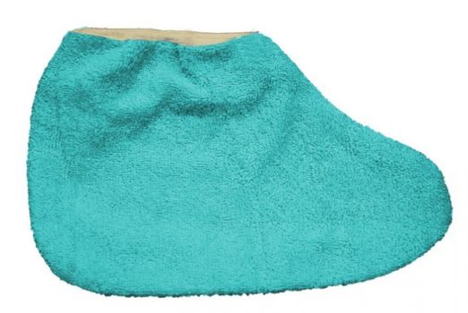 Носки для парафинотерапии махровые голубые JN