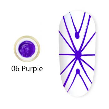 Гель-паутинка #06 Spider gel Purple Canni (фиолетовый) 8мл.