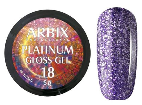 Гель-лак Arbix Platinum Gloss Gel 18, 5гр.
