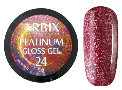 Гель-лак Arbix Platinum Gloss Gel 24, 5гр.