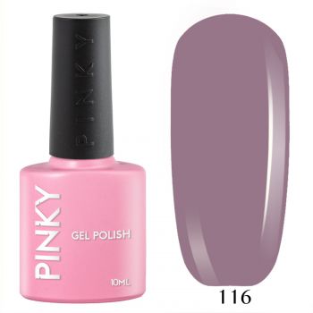 №116 Гель-лак PINKY Classic Сатин 10мл. (сливовый беж)