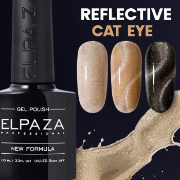 № 02 Гель-лак ELPAZA Reflective CAT EYE (светоотражающий кошачий глаз) 10мл.