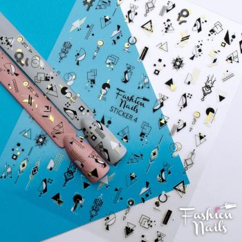 Sticker 4 дизайн Fashion Nails