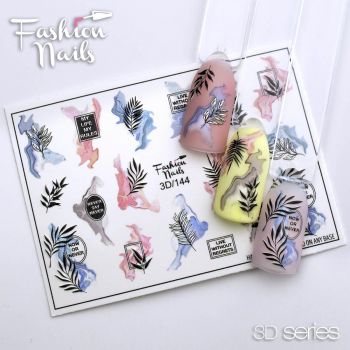 3D/144 Слайдер дизайн Fashion Nails