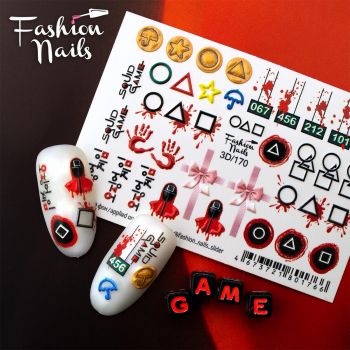 3D/170 Слайдер дизайн Fashion Nails