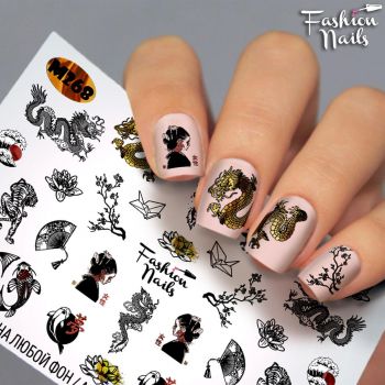 M268 Слайдер дизайн Fashion Nails