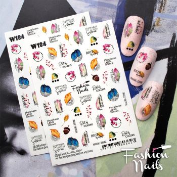 W184 Слайдер дизайн Fashion Nails