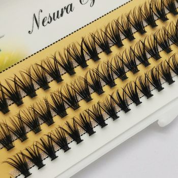 Ресницы пучковые накладные 30D Nesura Eyelash 13mm