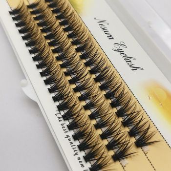 Ресницы пучковые накладные 40D Nesura Eyelash 13mm