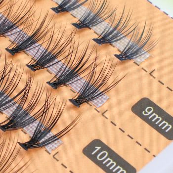 30228 Ресницы пучковые накладные 0.07/20D MIX Nesura Eyelash 8-12  mm