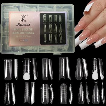 Верхние силиконовые формы в наборе 12 моделей NAIL BOX OF ARMOR PIECES CKYASSI 288шт.