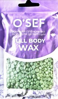 Пленочный воск в гранулах для депиляции O'SEF full body Wax GREEN TEA 100 г.