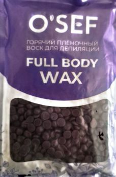 Пленочный воск в гранулах для депиляции O'SEF full body Wax BLUEBERRIES 100 г.