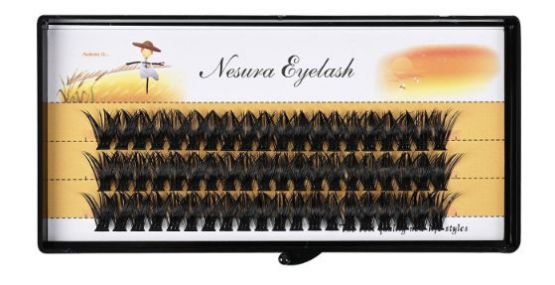 Ресницы пучковые накладные 60D Nesura Eyelash DD 0.07/11mm