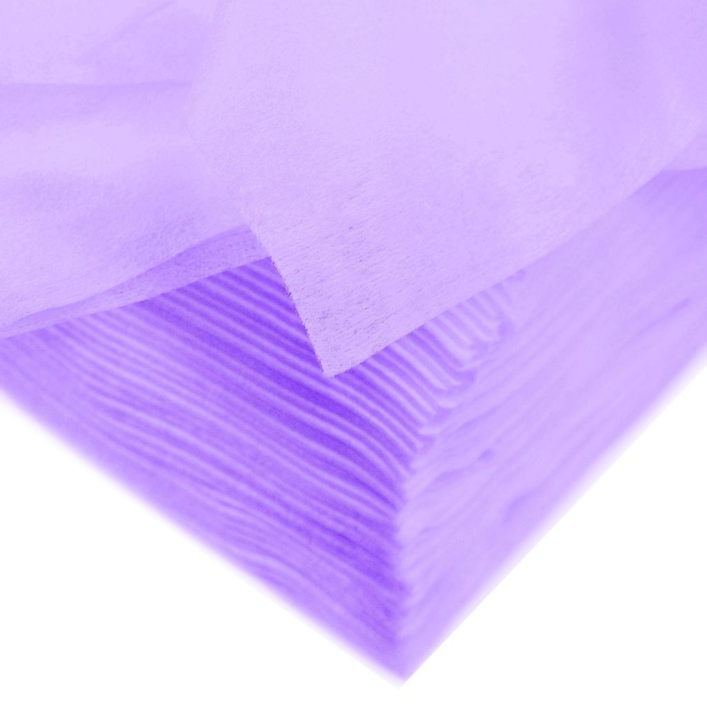 Простыни в сложении 70х200, цвет фиолетовый 25шт упаковка BEAJOY