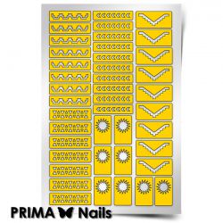 Трафарет для дизайна ногтей PRIMA Nails. Ацтеки и Майя 2