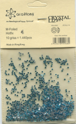 Стразы стекло Turquoise SS4 в пакете 1440шт