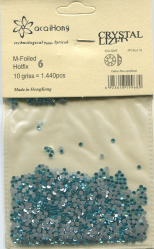 Стразы стекло Turquoise SS6 в пакете 1440шт
