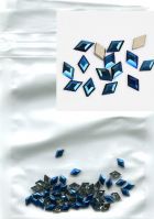 Фигурные стразы стекло ROUMB Blue 50шт. (3х5мм) - вид 1 миниатюра