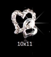 Украшение Jewelry 3D "Сердечки" 10x11