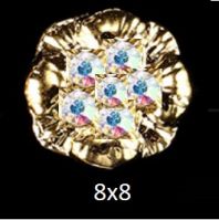 Украшение Jewelry 3D "Золотая лилия" 8x8