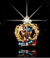 Украшение Jewelry 3D "Золотая Корона" 8x7