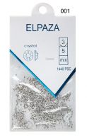Стразы Crystal ELPAZA №01 серебряный,прозрачный SS3, 1440 шт.