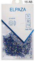 Стразы Crystal ELPAZA №15АВ синий голографик SS5, 1440 шт.