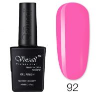 Гель-лак VINSALL №092 10мл. (ярко-розовый эмалевый)