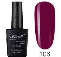 Гель-лак VINSALL №106 10мл. (бордовый эмалевый)
