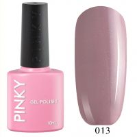 №013 Гель-лак PINKY Classic Моника 10мл. (бежево-сиреневый с голографическим микрошиммером)