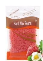 Воск для депиляции (пленочный) STRAWBERRY Hard Wax Beans 300 гр. (Китай)