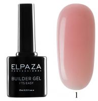 Гель для моделирования и укрепления ногтей Builder Gel it’s easy № 01 ELPAZA  15мл.