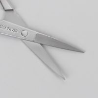 Ножницы маникюрные, прямые, узкие, 9 см, цвет серебристый QF - вид 1 миниатюра