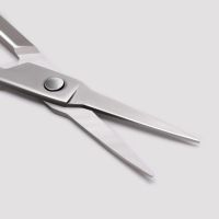 Ножницы для кутикулы, прямые, 9 см, цвет серебристый QF - вид 1 миниатюра
