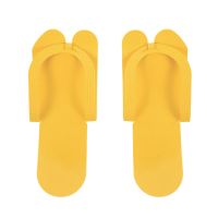 Тапочки-вьетнамки EVA Эконом 2мм, желтый 25 пар в упаковке - вид 1 миниатюра