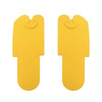 Тапочки-вьетнамки EVA Эконом 2мм, желтый 25 пар в упаковке - вид 1 миниатюра