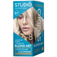 Порошкообразный осветлитель для волос до 8 уровней осветления STUDIO PROFESSIONAL