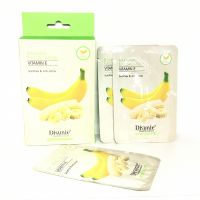 Тканевая маска с бананом и витамином Е Disunie Health Cosmetic 1 шт. по 25 мл.