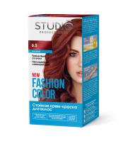 6.5 Стойкая крем-краска для волос Вишневый FASHION COLOR Studio Professional