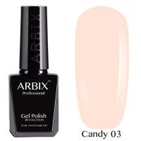 №003 Гель-лак Arbix CANDY Персиковый Десерт  10мл.